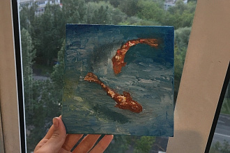 Картина рыбки