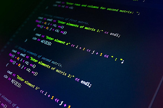 Напишу небольшую программу на C, C++, Python