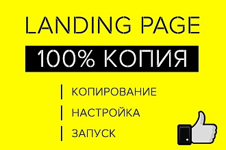 Скопирую любой Landing Page