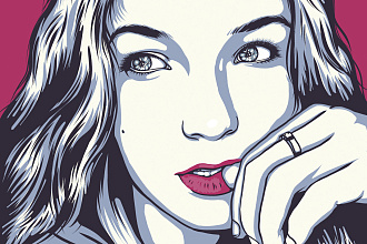 Портрет в стиле Pop art