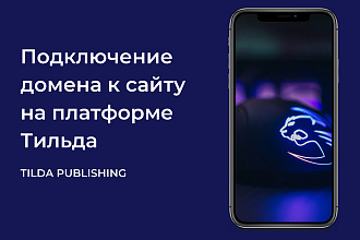Подключение домена или настройка сайта на платформе Тильда Tilda