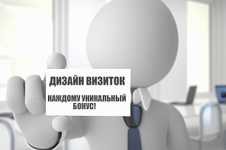 Изготовление дизайна визитки