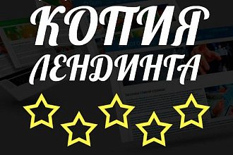Скопирую Landing. Две копии по цене одной