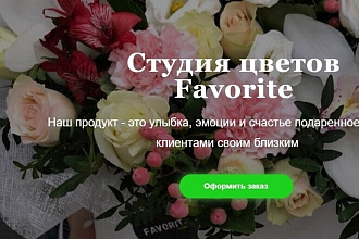 Создание одностраничного лендинга на платформе Tilda