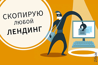 Скопирую любой лендинг
