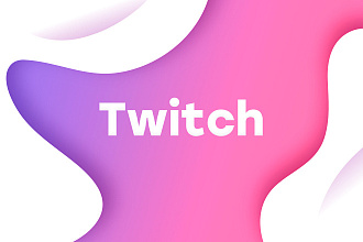 Оформление канала Твитч + Логотип + Аватарка + Обложка для Twitch