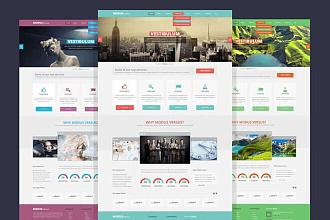Сверстаю Landing. HTML, CSS, JS. Размещение на хостинге