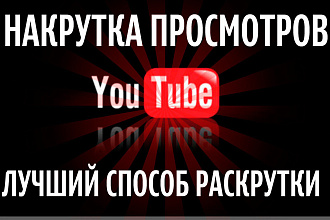 4500 живых просмотров видео на You Tube без списаний