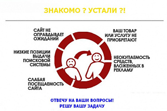 Проконсультирую по продвижению вашего сайта