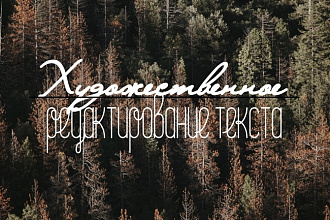 Художественное редактирование текста