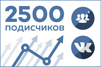 2500 подписчиков в вк