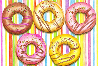 Создам вкусную иллюстрацию. Food Art