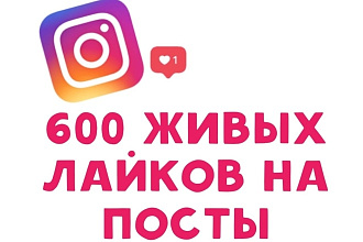 600 живых лайков в instagram