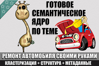 Готовое семантическое ядро на тему ремонт автомобиля своими руками