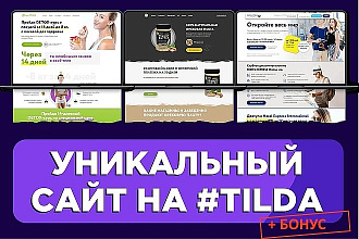 Разработаю Landing page, сайт CMS, магазин под ключ на Тильде - Tilda